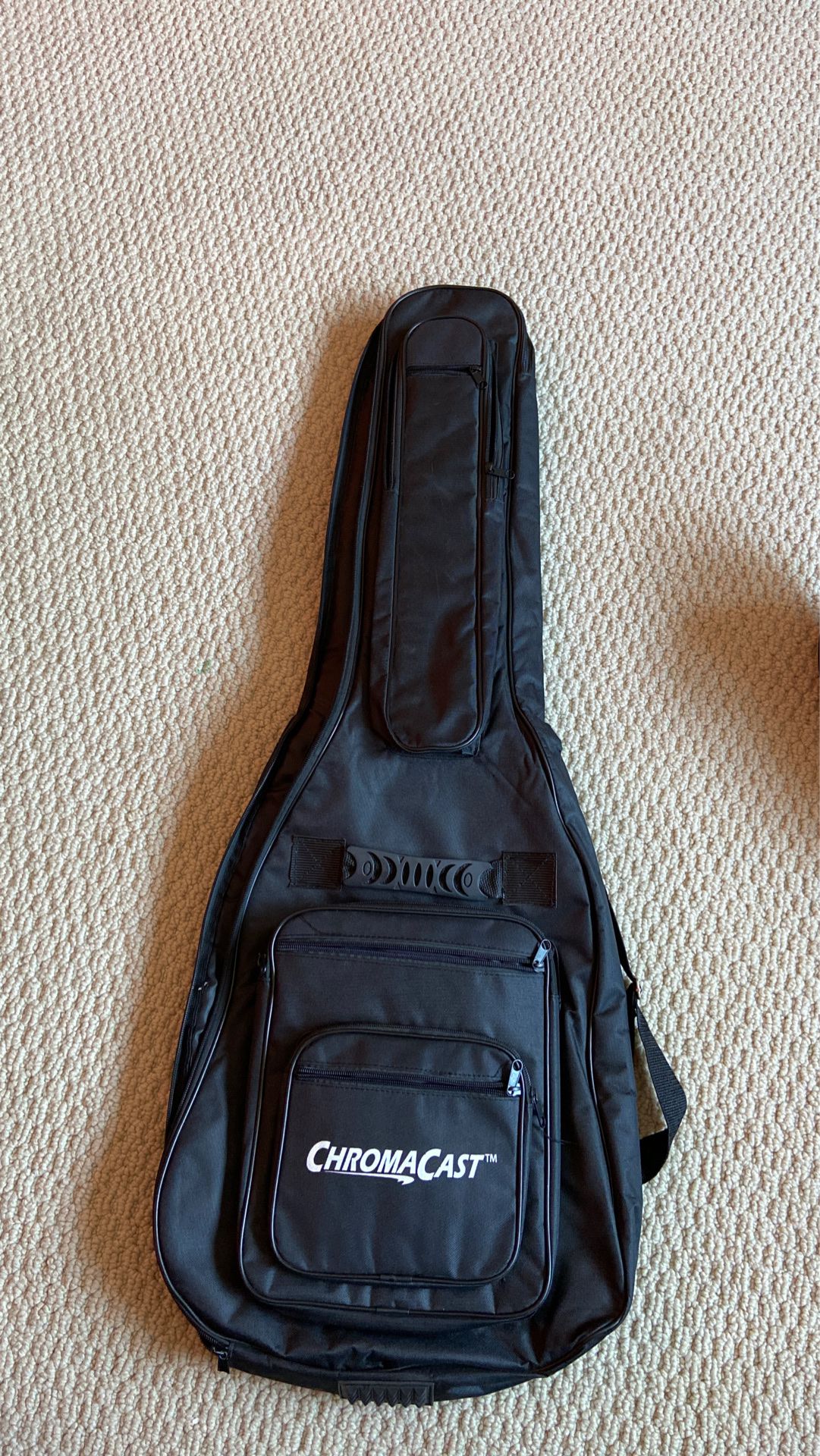 $20.00 ChromaCast Acoustic Guitar 6-Pocket Padded Gig Bag Case Fits Most guitars