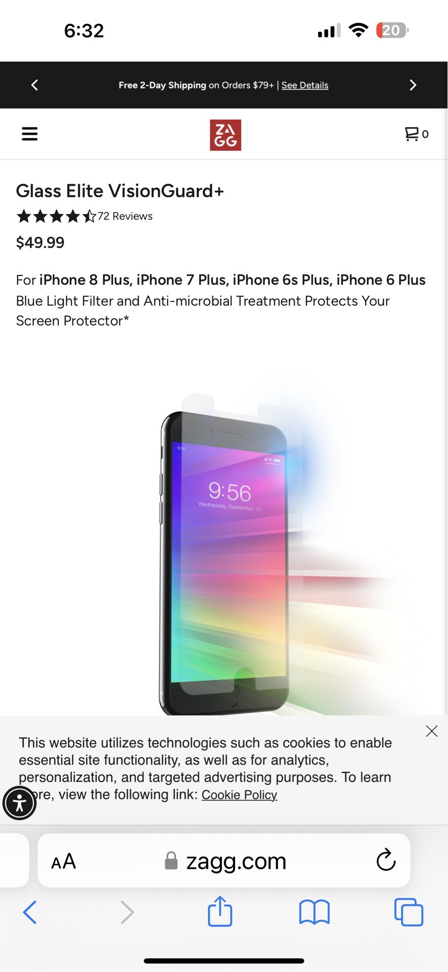 Invisible Shield iPhone Protector