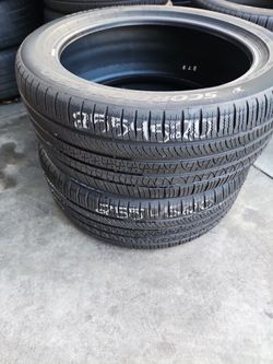 Pair 255/45/20 Pirelli Scorpion Zero