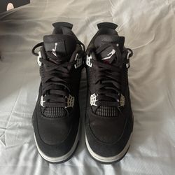Black Jordan 4s