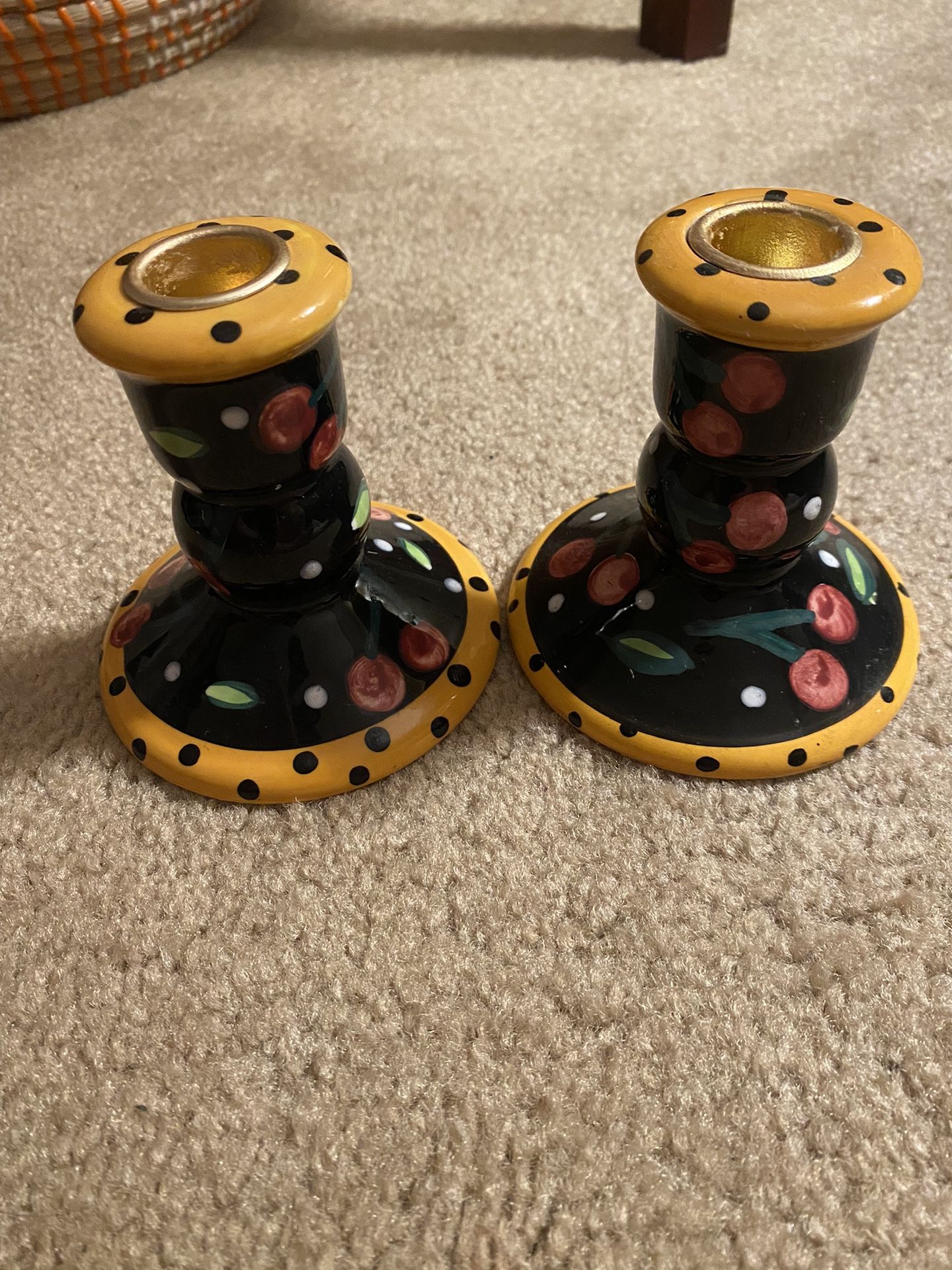 Two Taper Candle Holders 