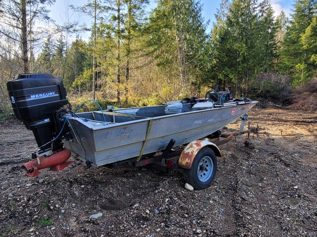 16' Gregor Welded Aluminum Jet Boat