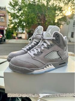 Jordan 5 wolf grey size 10