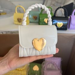 Little PVC Bag With Heart