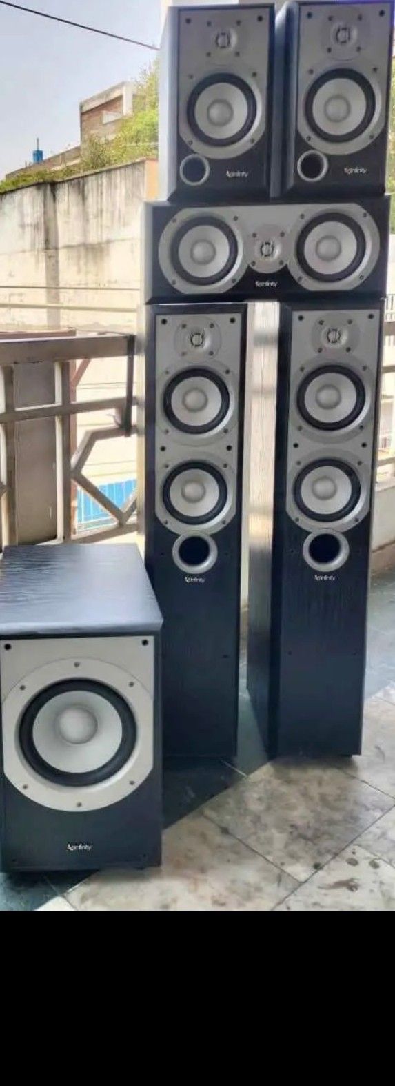 Infinity 5.1 Surround Sound Speakers With Sub