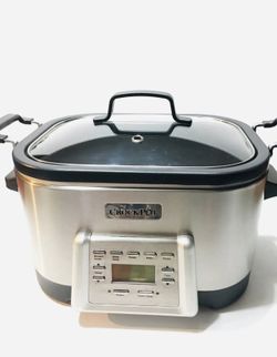 Crock-Pot 6 Quart 5-In-1 Non-Stick Stainless Steel Multi-Cooker Inner Pot Slow cooker