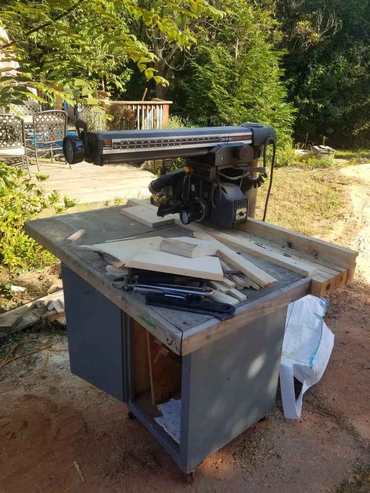 Radial Arm Saw,craftsman. 10inch .
