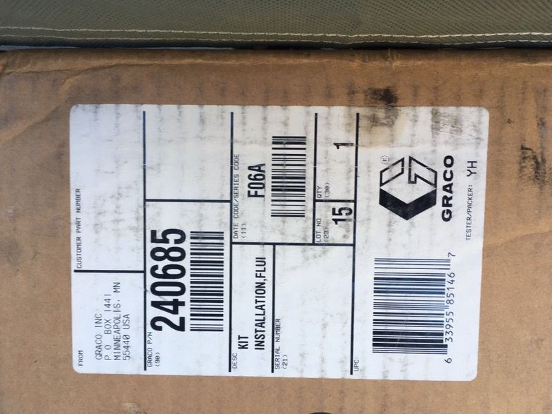 Graco 240685 Used Oil Evacuation Installation Kit