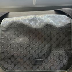 Gucci Monogram Diaper Bag 