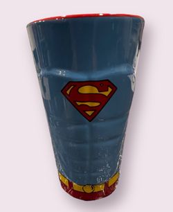  SUPERMAN 3D Cup Blue/Red Baso