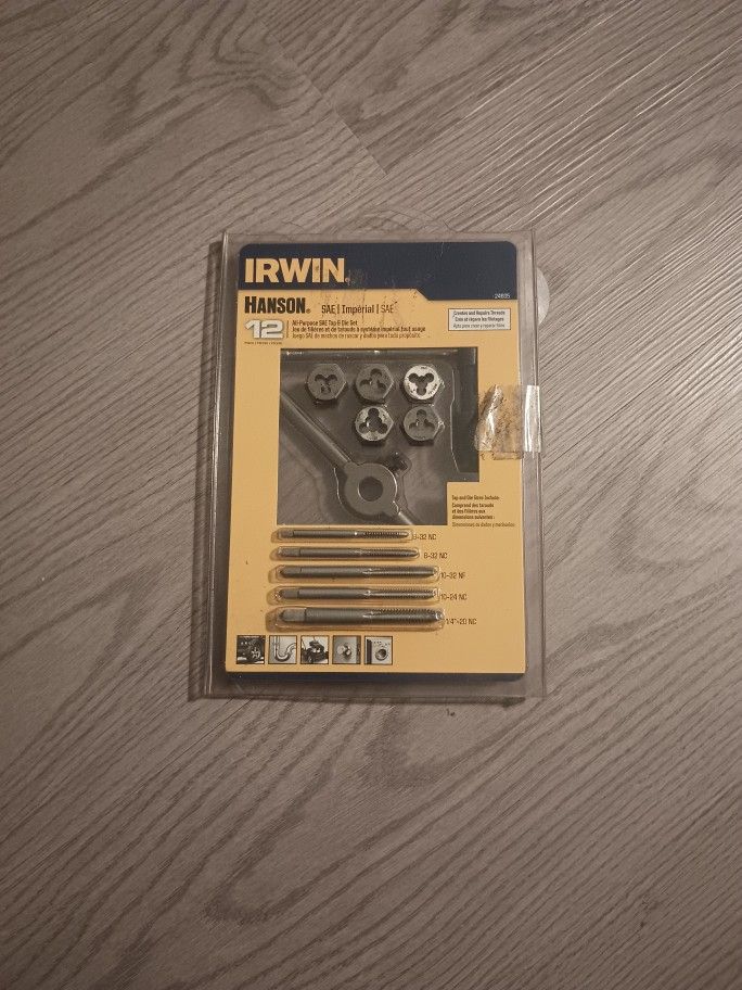 Irwin 12 Piece SAE Tap And Die Set