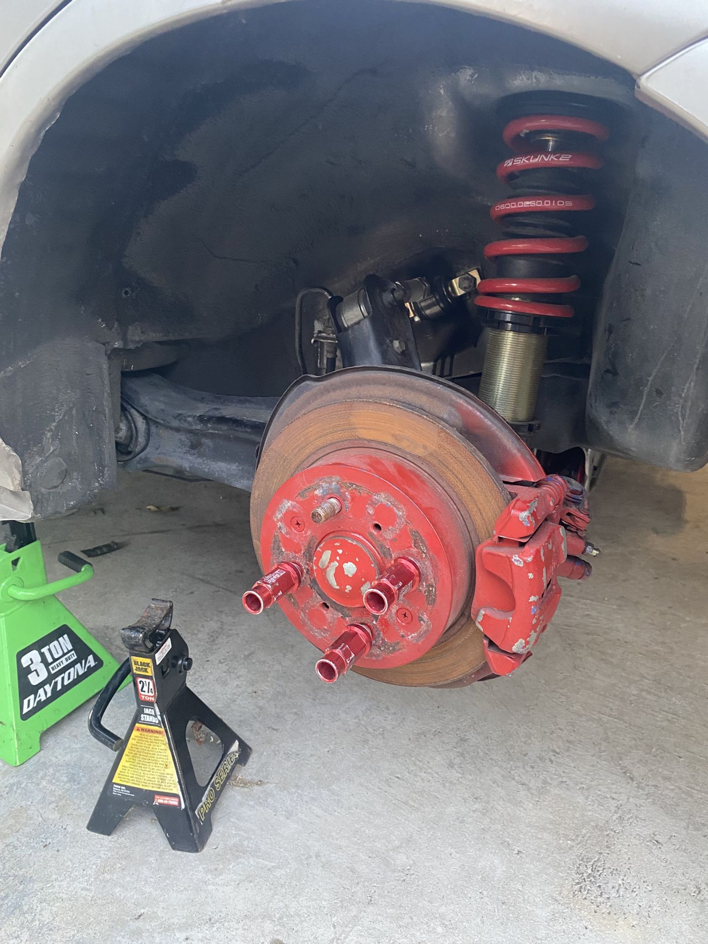 honda civic 92-00 rear disc conversion with trailing arms for $250