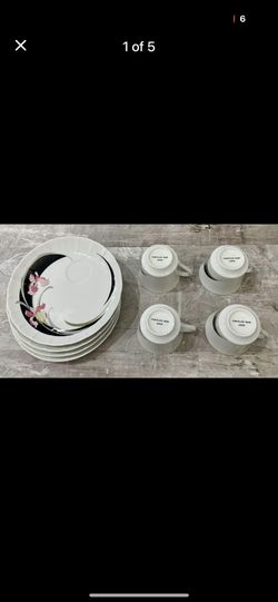 Porcelain Tea Cup Set Made In Japan 