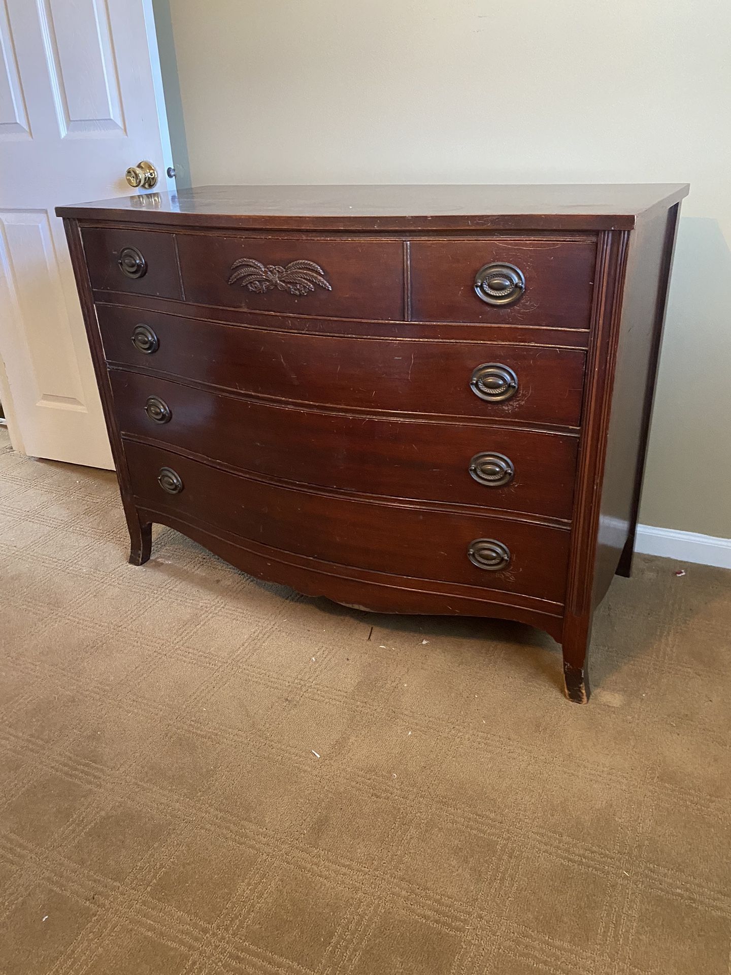 Three Dresser Bedroom Set- Mahogany- With Night Stand