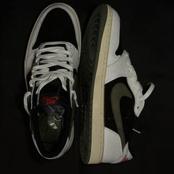 New Air Jordan 1 Retro Low Og Sp Travis Scott Olive