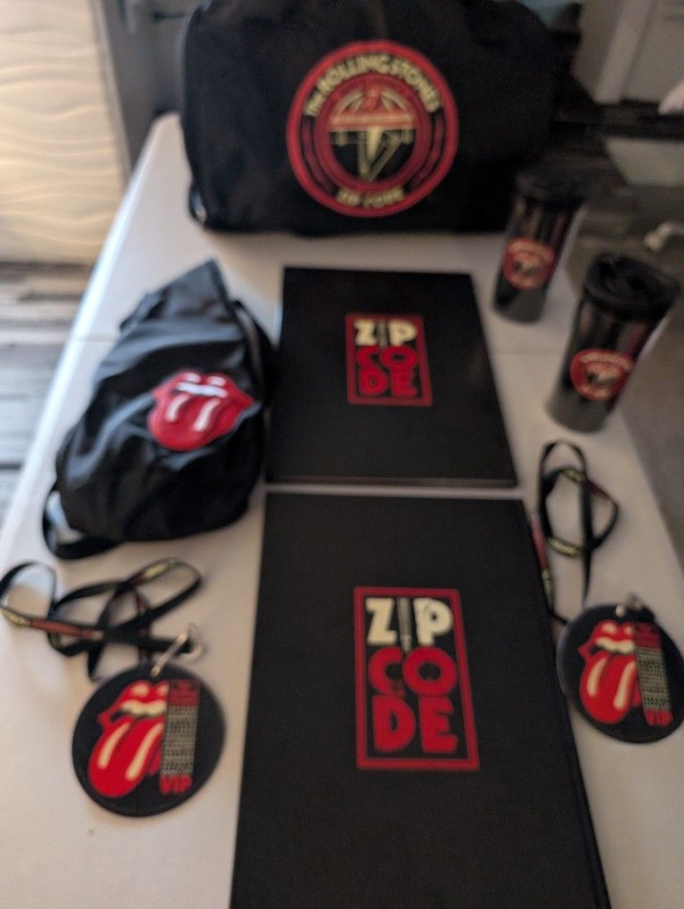 Rolling Stones 2015 Zip Code Tour VIP Merchandise