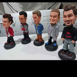 NSYNC  Bobbleheads boy band. Collectible 2001  VTG.   Good Condition. 