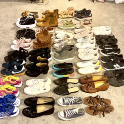 👟 Huge Shoe Lot – 40+ Pairs! Nike, Converse, Vans, Adidas & More –  (Roanoke, TX)