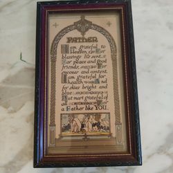 1920S RARE FATHER MOTTO PRINT