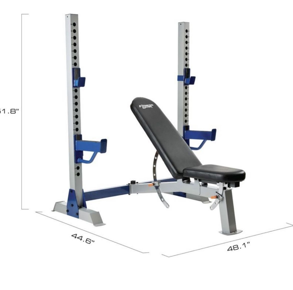 Fitness Gear Pro Olympic Weight Bench, squat rack home gym