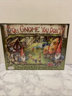 Oh Gnome You Don't Board Game Brand New.