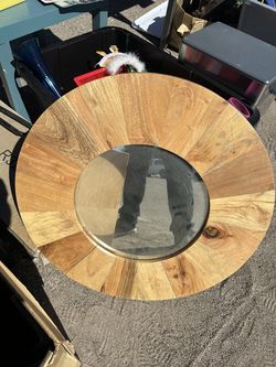 Wooden Mirror/Decor
