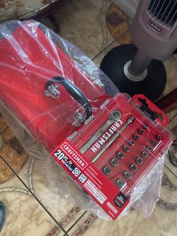 Brand new Craftsman tools and tool box, ready for pick up