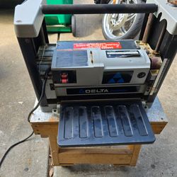 Delta ShopMaster TP305 12.5” Portable Planer w/ Custom Rolling Stand – Works Great