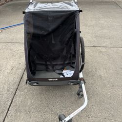 Thule Chariot Coastal XT- 2-seat Bike Trailer Black