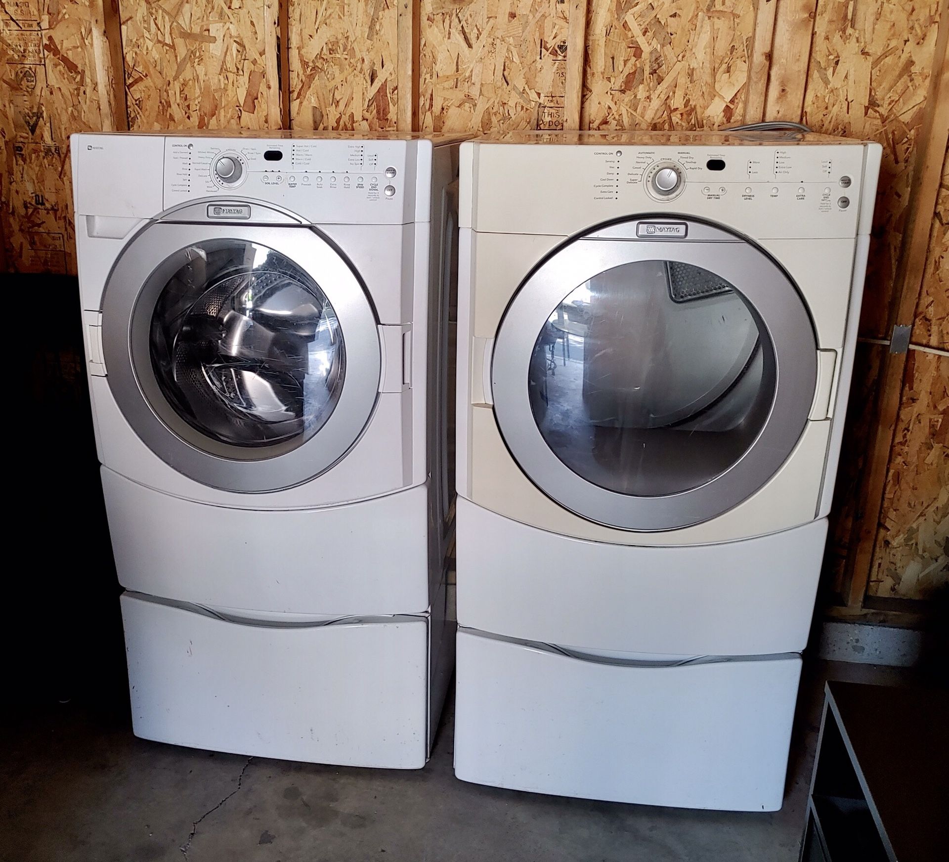 MAYTAG WASHER AND DRYER