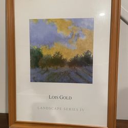 Lois Gold Framed Print