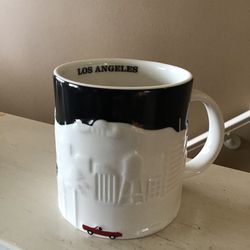 Starbucks 3D Los Angeles Skyline Large 16 Oz Mug