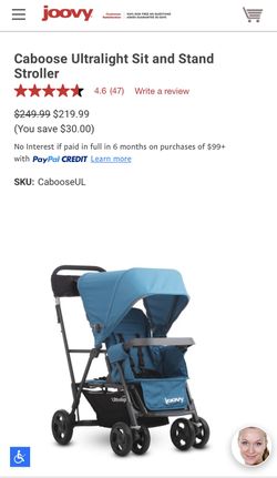 Joovy Caboose Ultralight Stroller