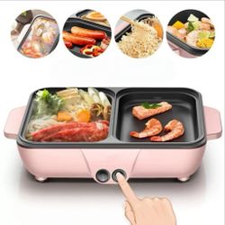 Electric skillet, electric frying pan, electric frying pan, electric hot pot, electric steamer, barbecue pan, electric grill BBQ