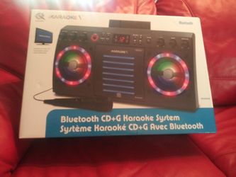 Bluetooth cd n g karaoke system