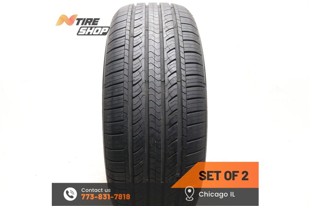 Set of 2 Used 9.5/32 235/55R19 105V Advanta ER-800