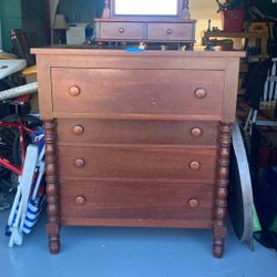 Antique Dresser Cherry Wood  $110