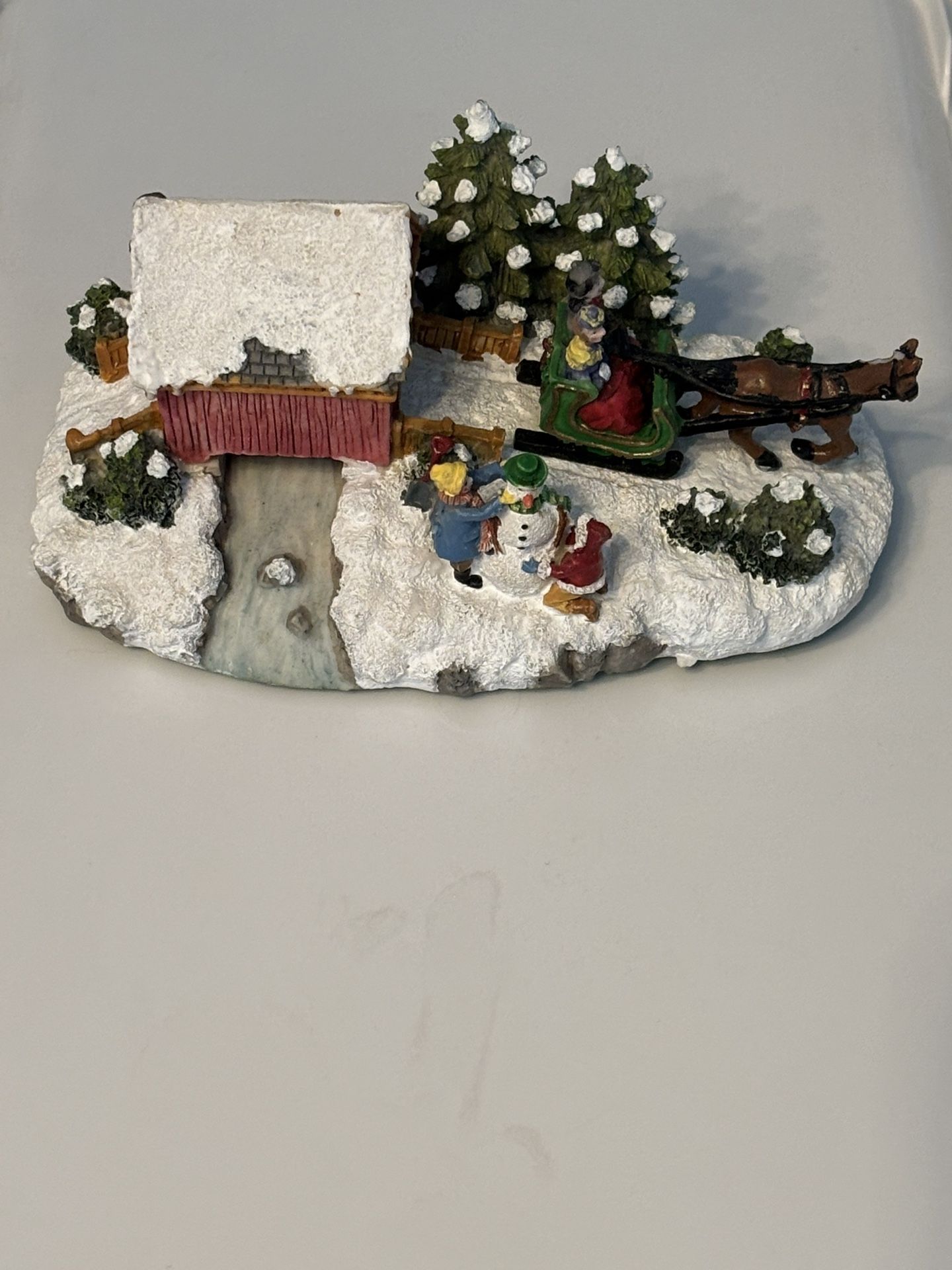 Liberty Falls Covered Bridge And One Horse Open Sleigh