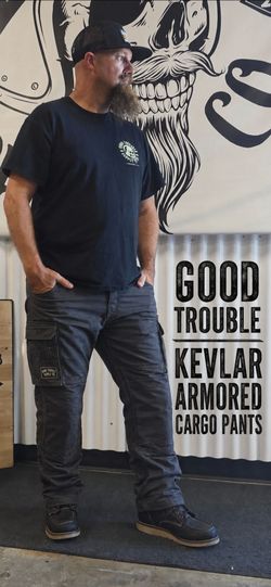 Kevlar + Armor motorcycle riding cargo pants