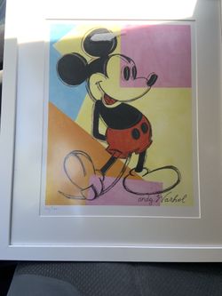 Mickey Mouse Andy Warhol