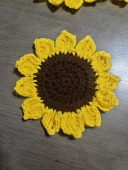 Sunflower Coasters 