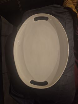 Crate & Barrel Serving Tray with Gift Box