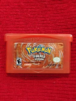TRADE Nintendo Gameboy Advance Pokemon Fire Red Authentic Tested