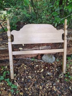 Maple headboard