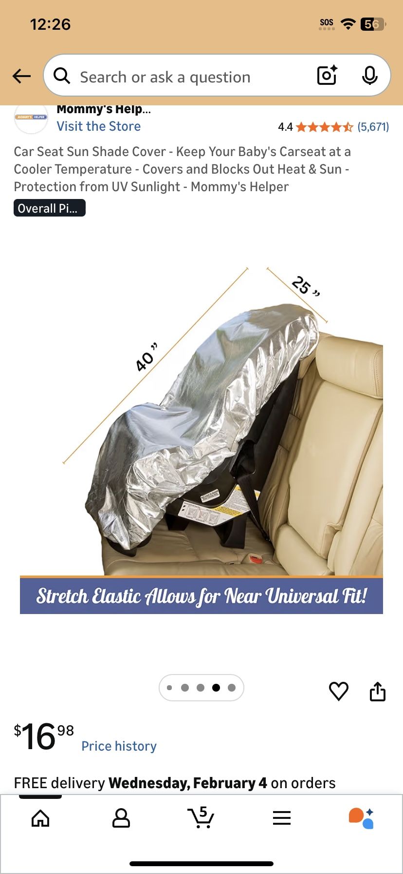 carseat sun cover