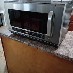 LG, STAINLESS  STEEL  MICROWAVE.