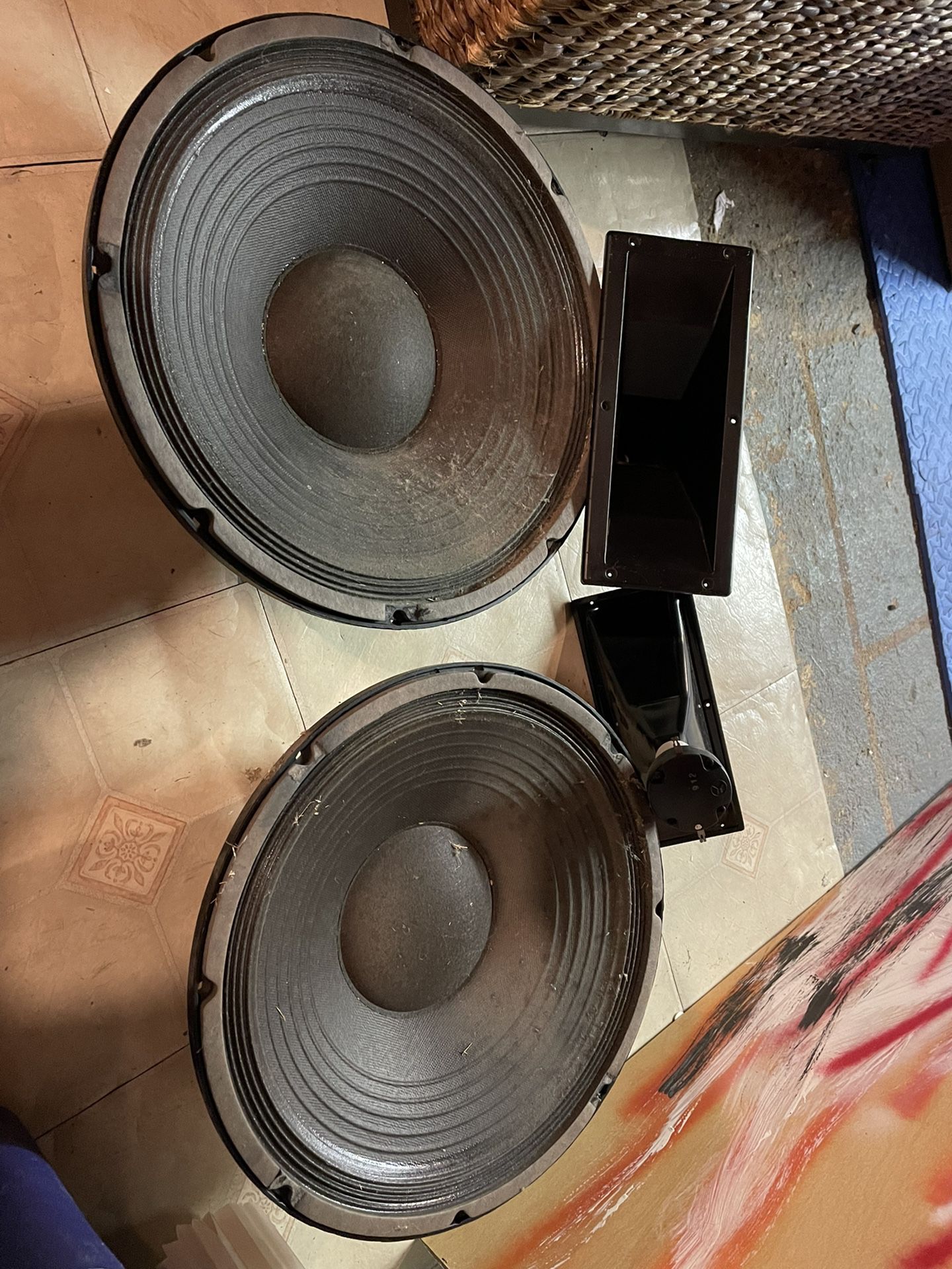 2-15”s And 10”x4” Horn Tweeters