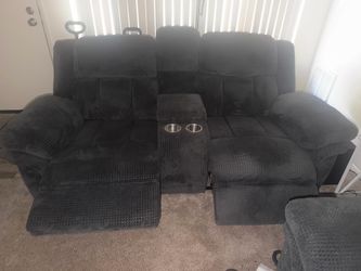 Reclining couch and sofa