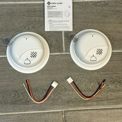 2 Brand New First Apart Smoke Alarms 