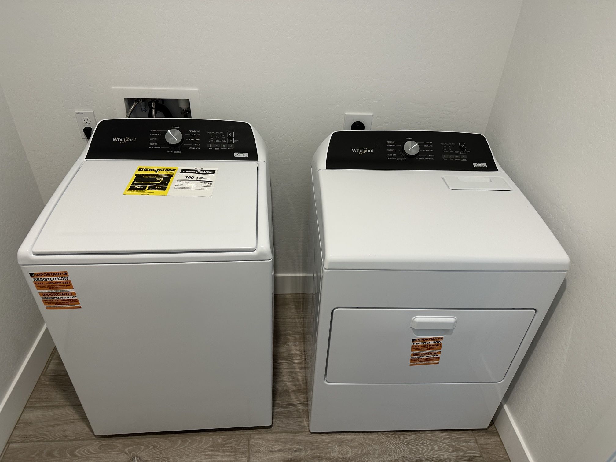 Brand New Whirlpool Electric Washer & Dryer Set (Pick-up Only)